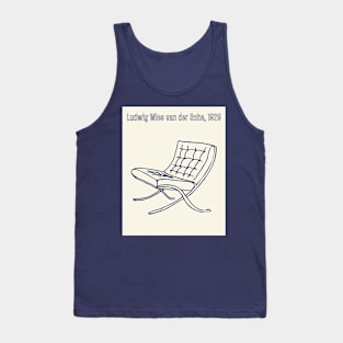 Mid-century Modern Iconic Chair Tank Top